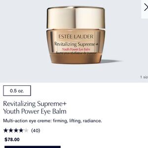 FULL SIZE Estee Lauder Revitalizing Supreme+ Youth Power Eye Balm